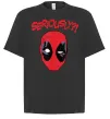 Футболка Оверсайз Seriously? Deadpool Чорний фото