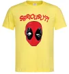 Чоловіча футболка Seriously? Deadpool Лимонний фото