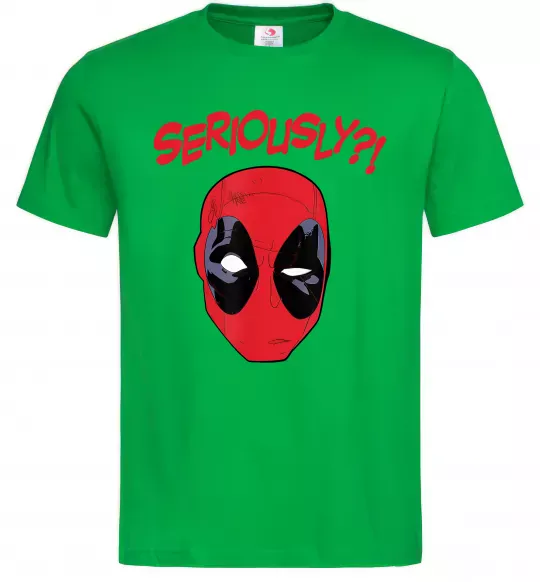Чоловіча футболка Seriously? Deadpool Зелений фото