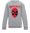 Детский Свитшот Seriously? Deadpool Серый меланж фото