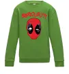 Детский Свитшот Seriously? Deadpool Лаймовый фото