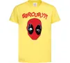 Дитяча футболка Seriously? Deadpool Лимонний фото