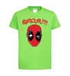 Детская футболка Seriously? Deadpool Лаймовый фото