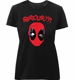 Женская премиум футболка Seriously? Deadpool