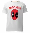 Чоловіча преміум футболка Seriously? Deadpool Білий фото