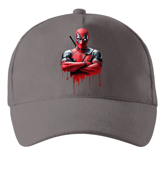 Кепка Deadpool paint Серый фото