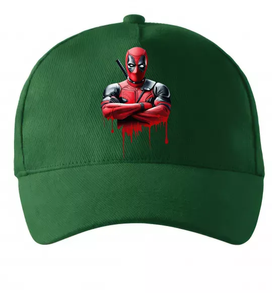 Кепка Deadpool paint Темно-зеленый фото