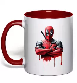 Чашка с цветной ручкой