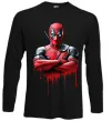 Лонгслів Deadpool paint Чорний фото
