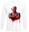 Лонгслів Deadpool paint Білий фото