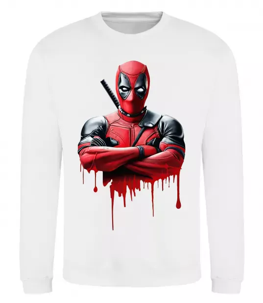 Свитшот Deadpool paint Белый фото