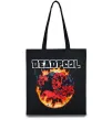 Еко-сумка Deadpool fire Чорний фото