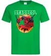 Чоловіча футболка Deadpool fire Зелений фото
