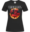 Жіноча футболка Deadpool fire Чорний Жіноча футболка Deadpool fire Чорний фото