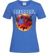Жіноча футболка Deadpool fire Яскраво-синій Жіноча футболка Deadpool fire Яскраво-синій фото