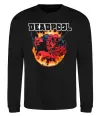Свитшот Deadpool fire Черный фото