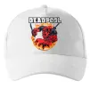 Кепка Deadpool fire Белый фото