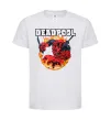 Дитяча футболка Deadpool fire Білий фото