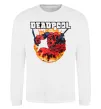 Світшот Deadpool fire Білий фото