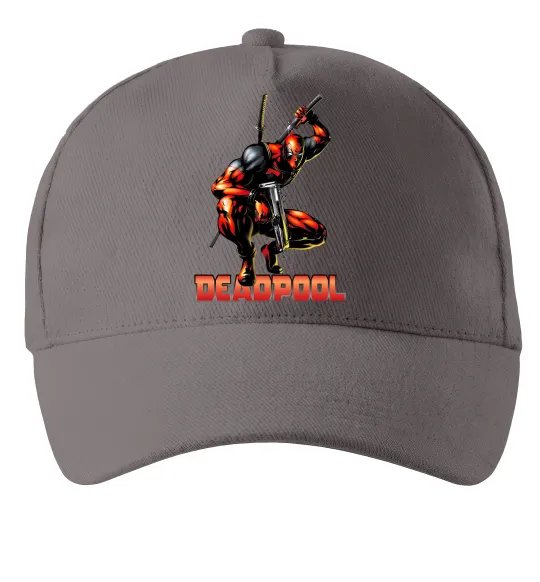 Кепка Дедпул комікс Сірий фото