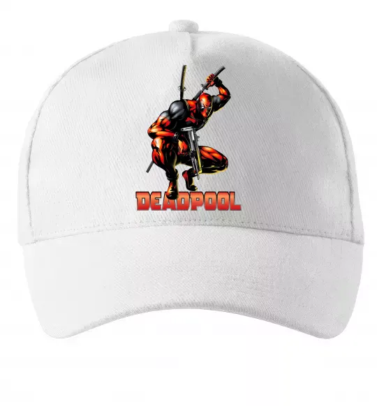 Кепка Дедпул комікс Белый фото