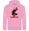Жіноча толстовка (худі) Дедпул комікс Рожевий фото