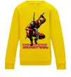 Детский Свитшот Дедпул комікс Солнечно желтый Детский Свитшот Дедпул комікс Солнечно желтый фото