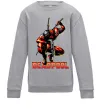 Детский Свитшот Дедпул комікс Серый меланж Детский Свитшот Дедпул комікс Серый меланж фото