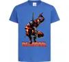 Детская футболка Дедпул комікс Ярко-синий фото