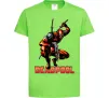 Детская футболка Дедпул комікс Лаймовый фото
