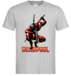 Мужская футболка Дедпул комікс Серый фото