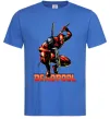 Мужская футболка Дедпул комікс Ярко-синий фото