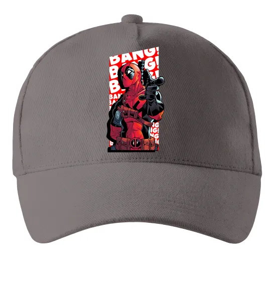 Кепка Deadpool Bang Сірий фото