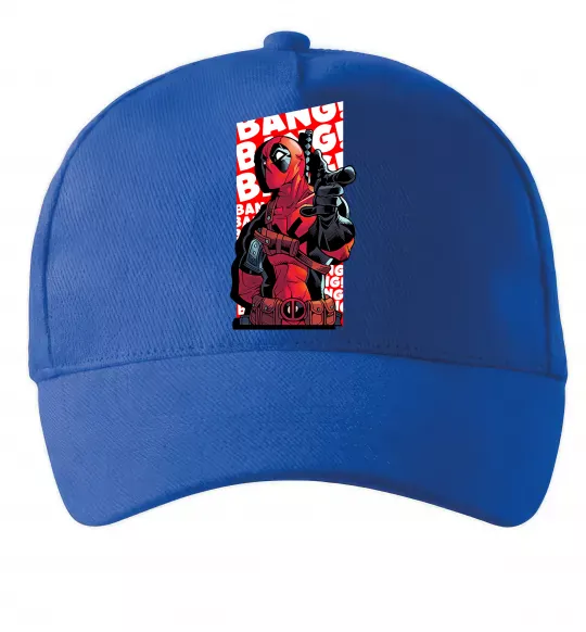 Кепка Deadpool Bang Ярко-синий фото