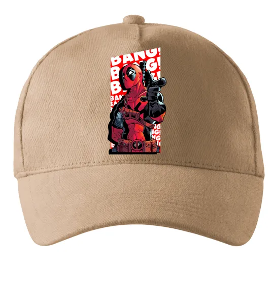 Кепка Deadpool Bang Песочный фото
