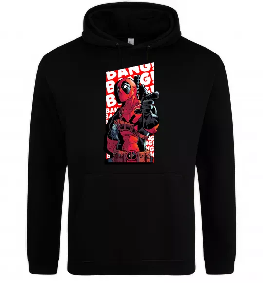 Жіноча толстовка (худі) Deadpool Bang Чорний фото