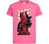 Детская футболка Deadpool Bang Ярко-розовый фото