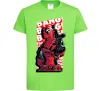 Детская футболка Deadpool Bang Лаймовый фото