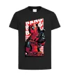 Дитяча футболка Deadpool Bang Чорний фото