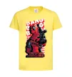 Дитяча футболка Deadpool Bang Лимонний фото