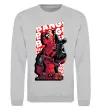 Світшот Deadpool Bang Сірий меланж фото