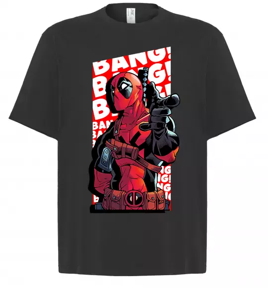 Футболка Оверсайз Deadpool Bang Черный фото