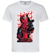 Чоловіча футболка Deadpool Bang Білий фото