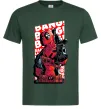 Чоловіча футболка Deadpool Bang Темно-зелений фото