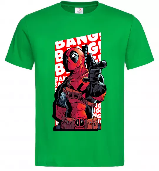 Чоловіча футболка Deadpool Bang Зелений фото