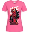 Женская футболка Deadpool Bang Ярко-розовый фото