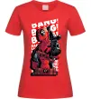 Женская футболка Deadpool Bang Красный фото