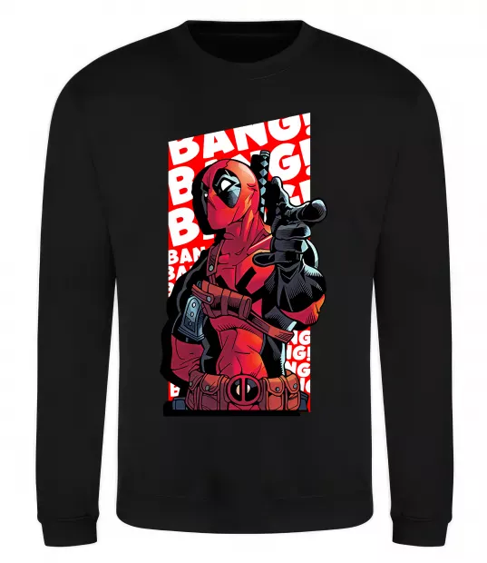 Світшот Deadpool Bang Чорний фото