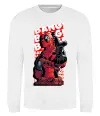 Світшот Deadpool Bang Білий фото