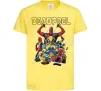 Детская футболка Deadpool and wolverine Лимонный фото